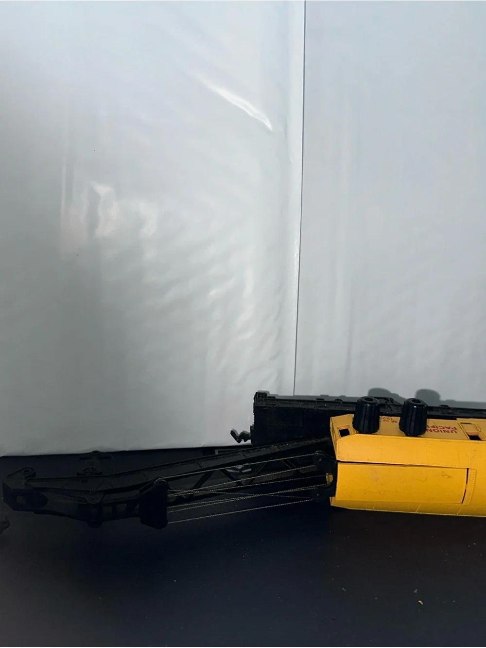Yellow Crane Train Car Toy